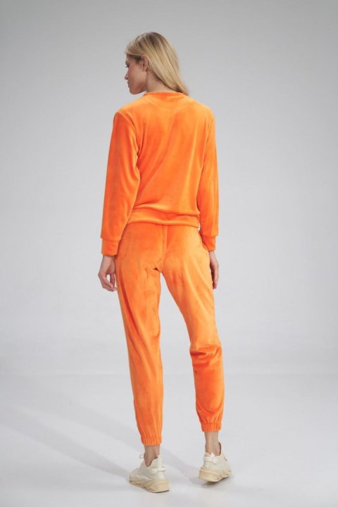 Spodnie Dresowe Model M762 Orange - Figl Figl Spodnie Dresowe Model M762 Orange - Figl Figl