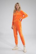 Spodnie Dresowe Model M762 Orange - Figl Figl Spodnie Dresowe Model M762 Orange - Figl Figl