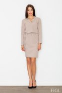 Sukienka Model M533 Beige - Figl Figl Sukienka Model M533 Beige - Figl Figl