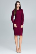 Sukienka Model M603 Bordo - Figl Figl Sukienka Model M603 Bordo - Figl Figl