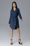 Sukienka Model M630 Navy - Figl Figl Sukienka Model M630 Navy - Figl Figl