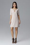 Sukienka Model M634 Beige - Figl Figl Sukienka Model M634 Beige - Figl Figl
