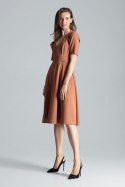 Sukienka Model M673 Brown - Figl Figl Sukienka Model M673 Brown - Figl Figl