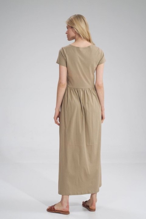 Sukienka Model M787 Beige - Figl Figl Sukienka Model M787 Beige - Figl Figl