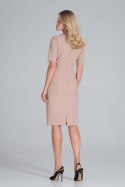 Sukienka Model M851 Beige - Figl Figl Sukienka Model M851 Beige - Figl Figl