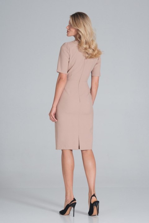 Sukienka Model M851 Beige - Figl Figl Sukienka Model M851 Beige - Figl Figl