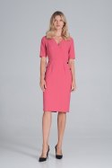 Sukienka Model M851 Coral - Figl Figl Sukienka Model M851 Coral - Figl Figl