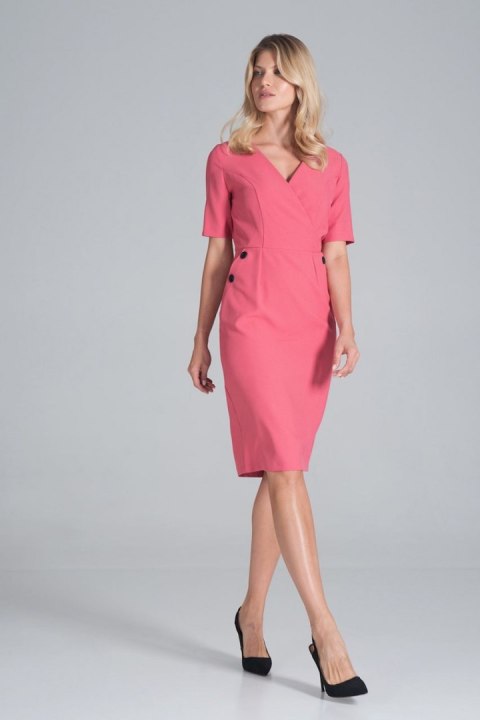 Sukienka Model M851 Coral - Figl Figl Sukienka Model M851 Coral - Figl Figl