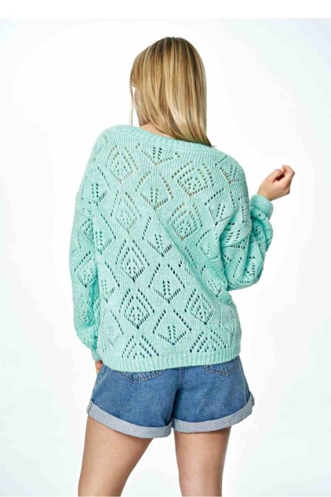 Sweter Damski Model M887 Mint - Figl Figl Sweter Damski Model M887 Mint - Figl Figl