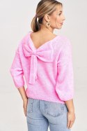 Sweter Damski Model M993 Light Pink - Figl Figl Sweter Damski Model M993 Light Pink - Figl Figl