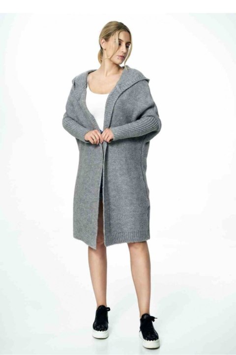 Sweter Kardigan Model M901 Grey - Figl Figl Sweter Kardigan Model M901 Grey - Figl Figl