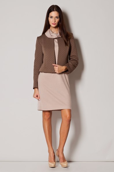 Żakiet Model 218 Beige - Figl Figl Żakiet Model 218 Beige - Figl Figl