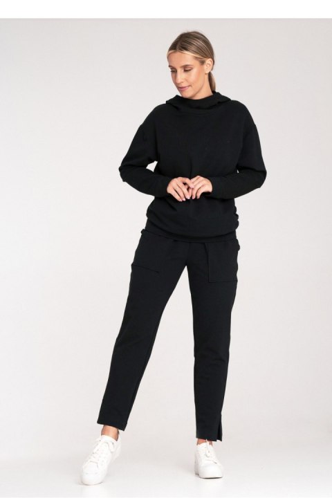 Bluza Damska Model M1034 Black - Figl Figl Bluza Damska Model M1034 Black - Figl Figl