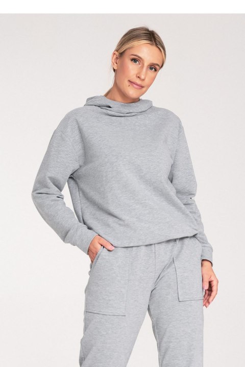 Bluza Damska Model M1034 Grey - Figl Figl Bluza Damska Model M1034 Grey - Figl Figl