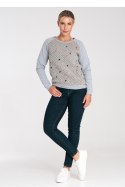 Bluza Damska Model M1046 Grey - Figl Figl Bluza Damska Model M1046 Grey - Figl Figl