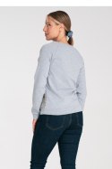 Bluza Damska Model M1046 Grey - Figl Figl Bluza Damska Model M1046 Grey - Figl Figl