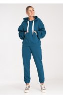Bluza Damska Model M1055 Blue - Figl Figl Bluza Damska Model M1055 Blue - Figl Figl