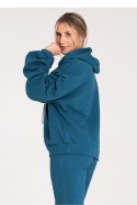 Bluza Damska Model M1055 Blue - Figl Figl Bluza Damska Model M1055 Blue - Figl Figl
