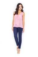 Bluzka Model M303 Pink - Figl Figl Bluzka Model M303 Pink - Figl Figl