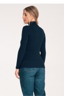 Golf Damski Model M1058 Navy - Figl Figl Golf Damski Model M1058 Navy - Figl Figl