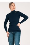 Golf Damski Model M1058 Navy - Figl Figl Golf Damski Model M1058 Navy - Figl Figl