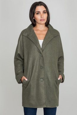 Płaszcz Damski Model M589 Oliwka - Figl Figl