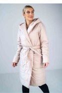 Płaszcz Damski Model M929 Beige - Figl Figl Płaszcz Damski Model M929 Beige - Figl Figl