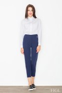 Spodnie Damskie Model M529 Navy - Figl Figl Spodnie Damskie Model M529 Navy - Figl Figl