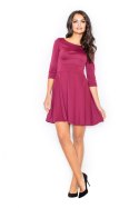 Sukienka Model M081 Bordo - Figl Figl Sukienka Model M081 Bordo - Figl Figl