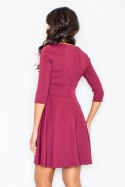 Sukienka Model M081 Bordo - Figl Figl Sukienka Model M081 Bordo - Figl Figl