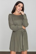 Sukienka Model M576 Oliwka - Figl Figl Sukienka Model M576 Oliwka - Figl Figl