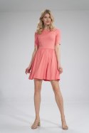 Sukienka Model M751 Coral - Figl Figl Sukienka Model M751 Coral - Figl Figl