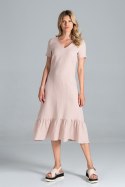 Sukienka Model M827 Beige - Figl Figl Sukienka Model M827 Beige - Figl Figl