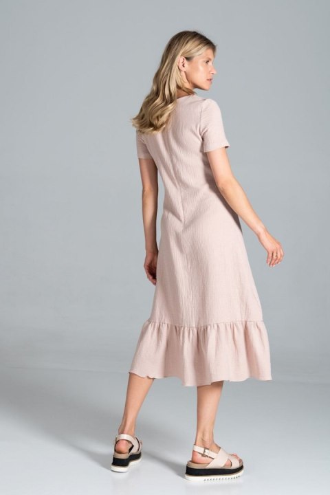 Sukienka Model M827 Beige - Figl Figl Sukienka Model M827 Beige - Figl Figl