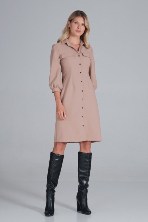 Sukienka Model M849 Beige - Figl Figl