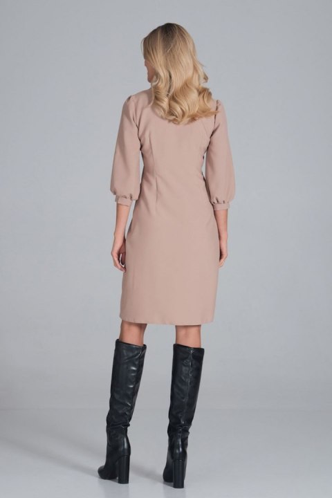 Sukienka Model M849 Beige - Figl Figl Sukienka Model M849 Beige - Figl Figl