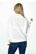 Sweter Damski Model M886 Ecru - Figl Figl Sweter Damski Model M886 Ecru - Figl Figl