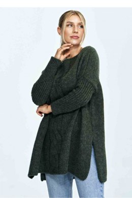 Sweter Damski Model M900 Dark Olive - Figl Figl