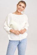 Sweter Damski Model M993 Ecru - Figl Figl Sweter Damski Model M993 Ecru - Figl Figl