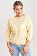 Sweter Damski Model M993 Yellow - Figl Figl Sweter Damski Model M993 Yellow - Figl Figl