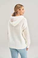 Sweter Damski Model M996 Ecru - Figl Figl Sweter Damski Model M996 Ecru - Figl Figl