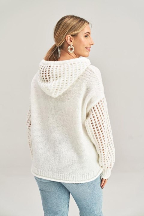 Sweter Damski Model M996 Ecru - Figl Figl Sweter Damski Model M996 Ecru - Figl Figl