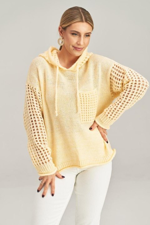 Sweter Damski Model M996 Yellow - Figl Figl Sweter Damski Model M996 Yellow - Figl Figl