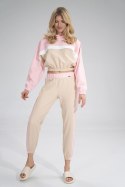 Bluza Damska Model M757 Beige/Pink - Figl Figl Bluza Damska Model M757 Beige/Pink - Figl Figl