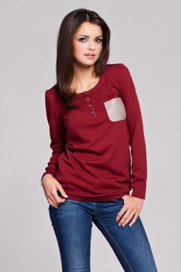 Bluzka Model 156 Bordo - Figl Figl