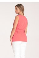 Bluzka Model M1071 Coral - Figl Figl Bluzka Model M1071 Coral - Figl Figl