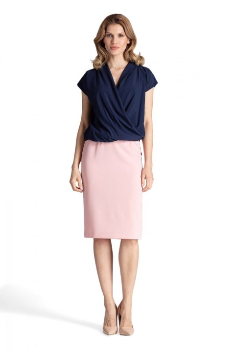 Bluzka Model M652 Navy - Figl Figl Bluzka Model M652 Navy - Figl Figl