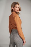 Bluzka Model M732 Brown - Figl Figl Bluzka Model M732 Brown - Figl Figl