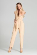 Kombinezon Damski Model M695 Beige - Figl Figl Kombinezon Damski Model M695 Beige - Figl Figl