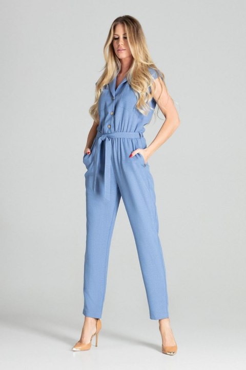 Kombinezon Damski Model M695 Blue - Figl Figl Kombinezon Damski Model M695 Blue - Figl Figl